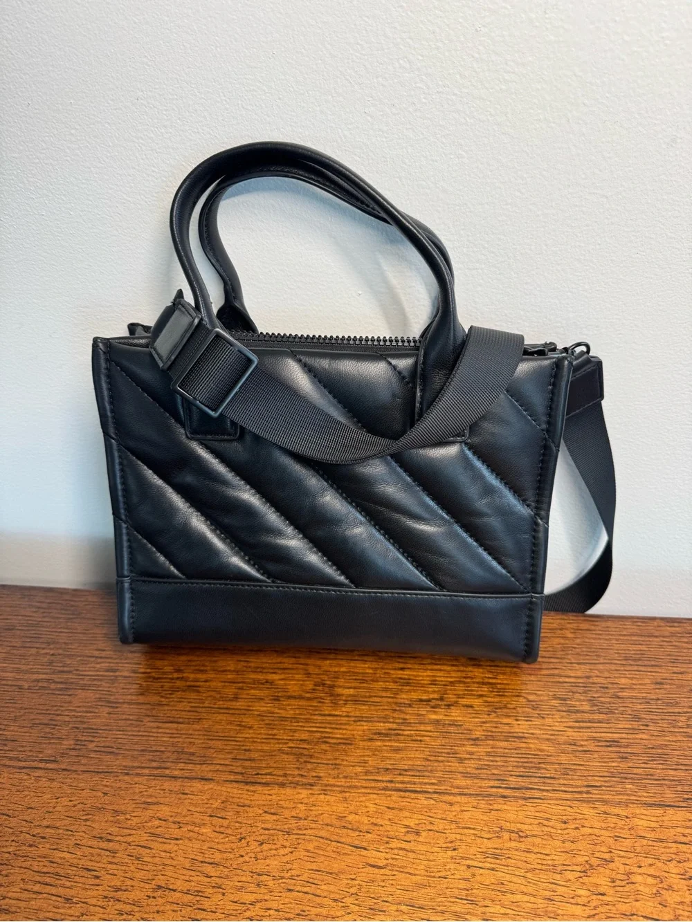 Kurt Geiger London Small Quilted Leather Tote - Picture 2 of 14
